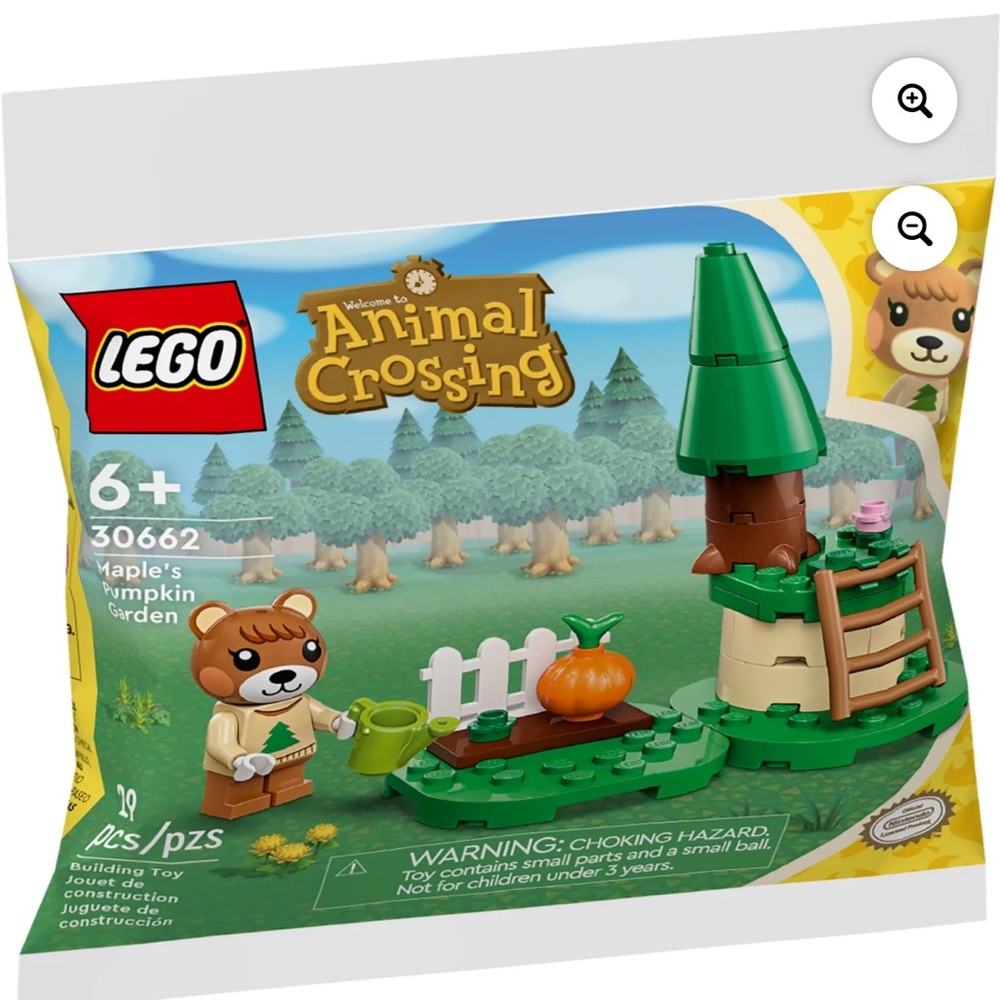 New LEGO Animal Crossing Maple's Pumpkin Garden 30662